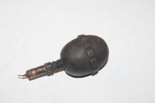 A German WWI egg grenade (de-activated)