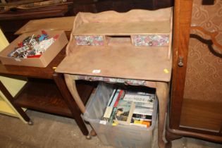 A floral decorated side table