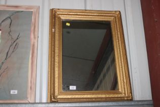 A 19th Century gilt framed wall mirror
