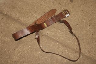 A Sam Browne Officers belt