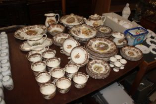 A quantity of Palissy Royal Worcester Group game series tea and dinnerware