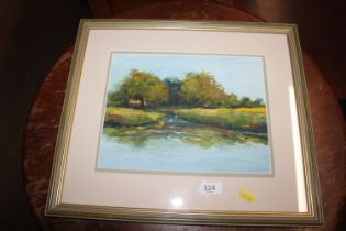 Leonard H. Pinder, 20th Century framed and glazed