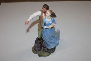A Royal Doulton figure group "Heathcliff and Cathy