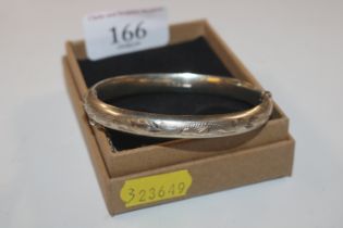 R.P.H. Birmingham 1970 Sterling silver bangle appr