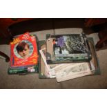 A box of vintage Goal magazines, Green Fingers magazines and other vintage magazines