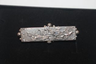 1888 Birmingham Sterling silver Art Nouveau brooch