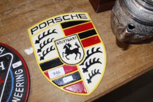 A cast iron sign for Porsche (191)