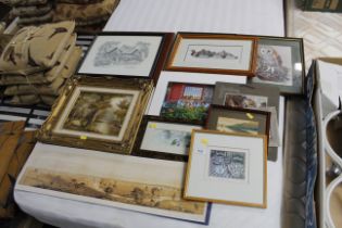 A quantity of various pictures and prints to inclu