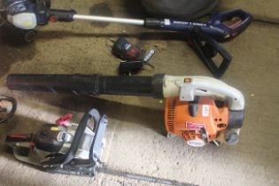 A Stihl BG56C petrol leaf blower