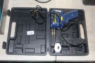 A Powercraft soldering iron in case