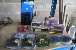 A quantity of various bicycle parts to include ped