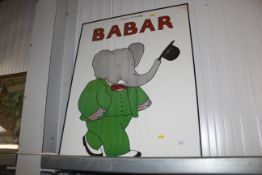 A poster of Babar The Elephant