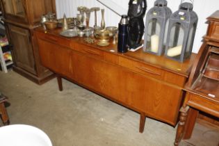 A teak sideboard