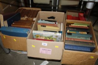 Four boxes of books including Who's Who annuals for 1976, 1983 & 1988