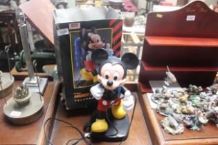 A Walt Disney Mickey Mouse telephone with original