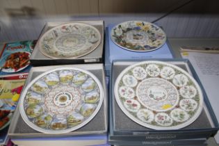 Fifteen boxed Wedgwood calendar plates