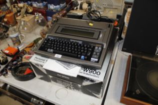 A Panasonic word processor W900 with original box