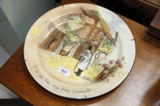 A Royal Doulton Gaffers wall plate