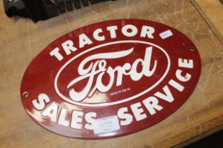 A Ford Tractor Sales Service sign (220)