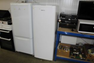 An upright Beko fridge