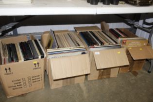 Four large boxes of LPs including mainly classical