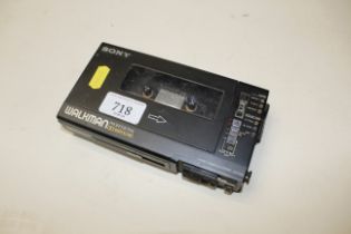 A Sony Professional Walkman, Model WMWD6C