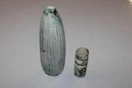 A Carn pottery vase and another similar