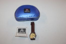 An Arctic wrist watch in case