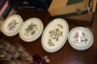 A collection of Portmeirion "Botanic Garden" dinne