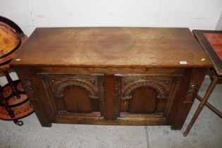 An oak coffer