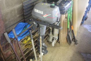 A Yamaha Malta outboard motor