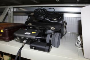 A Ferguson video star 3V20A camcorder with associa