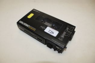 A Sony WM-D6C Walkman stereo cassette/corder