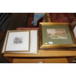 A quantity of various gilt framed and glazed print