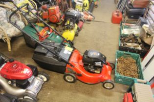 A Rover rotary lawn mower with Briggs & Stratton Q