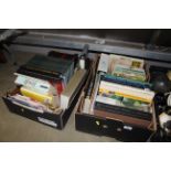 Two boxes of books to included Readers Digest gard