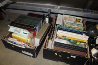 Two boxes of books to included Readers Digest gard