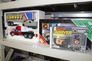 A Corgi Truckatronic Convoy in original box, a Dem