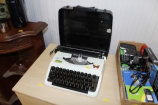 A Brother 100 portable typewriter