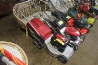 A Mountfield SP533 self-propelled rotary lawn mowe