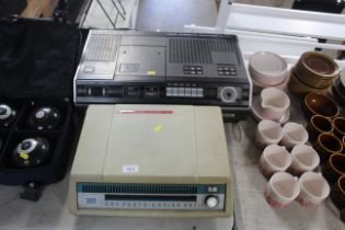 A Philips video cassette recorder N1501 and a 3M dry photocopier 051, both sold as collectors items