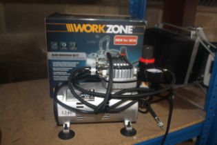 A Work Zone air brush kit in original box