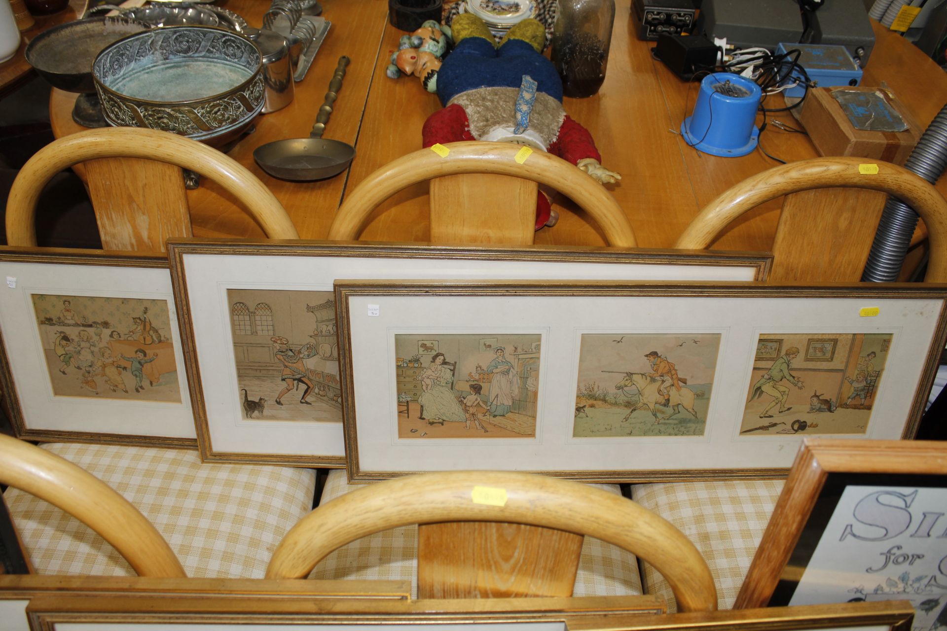 A set of three gilt frame pictures of Royal scenes - Image 2 of 2