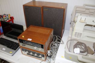 An Armstrong 524 radio tuner, an Armstrong 521 ste