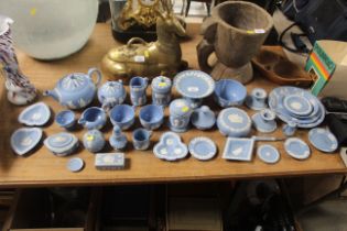 A large collection of Wedgwood Jasperware