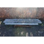 Five concrete fence posts (This lot is subject to