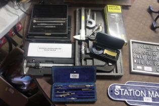 A quantity of various engineering tools to include