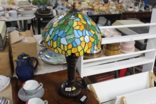 A Tiffany style table lamp AF