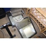 Three outdoor flood lights