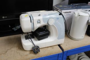 An Argos value DF612 electric sewing machine